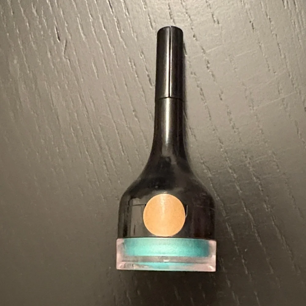 Elegant Black and Teal Eyeliner Pot